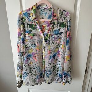 Express Womens Multi color shirt XL